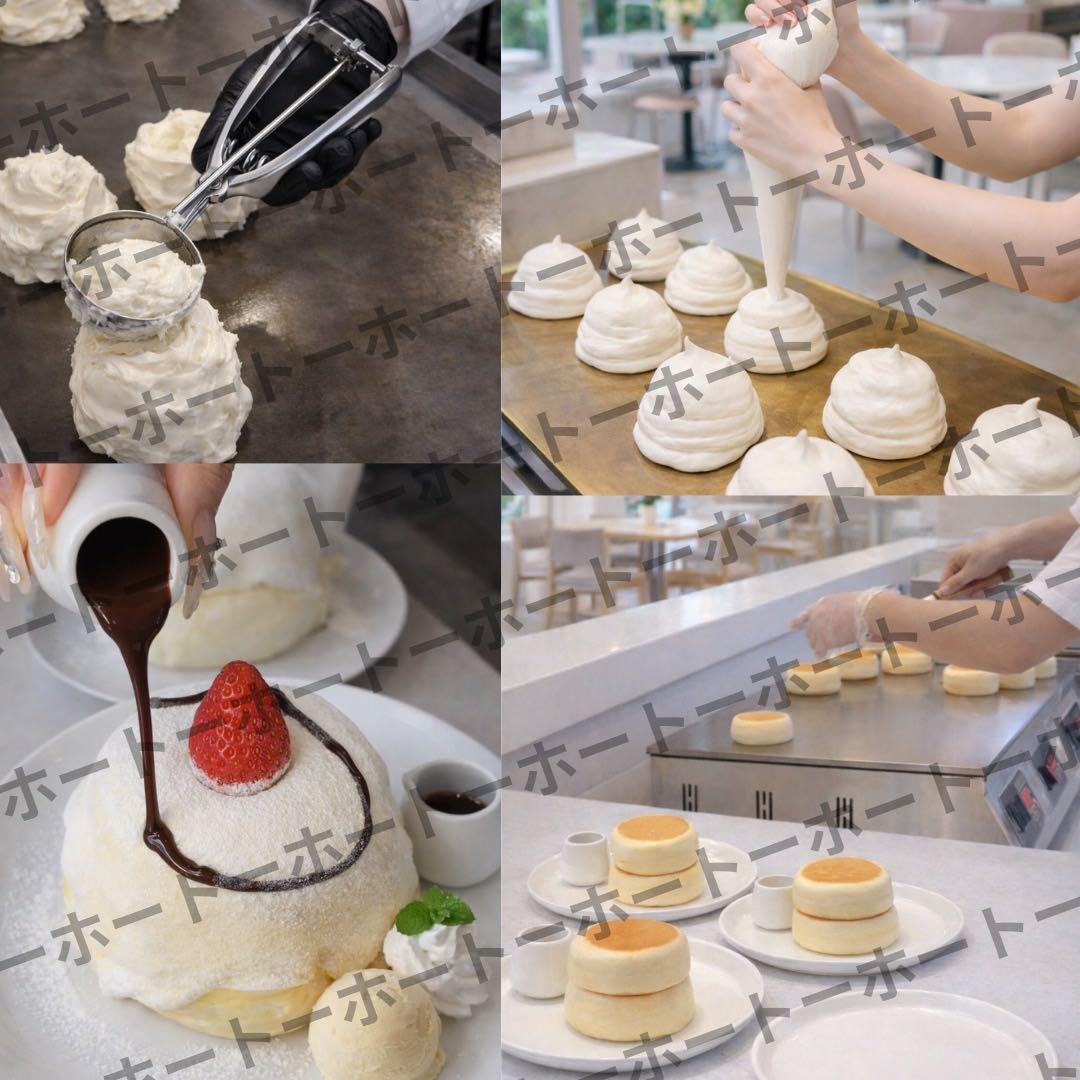 【 送料無料・おまけ付き 】スフレパンケーキ　どら焼き　鉄板　プロパンガス業務用