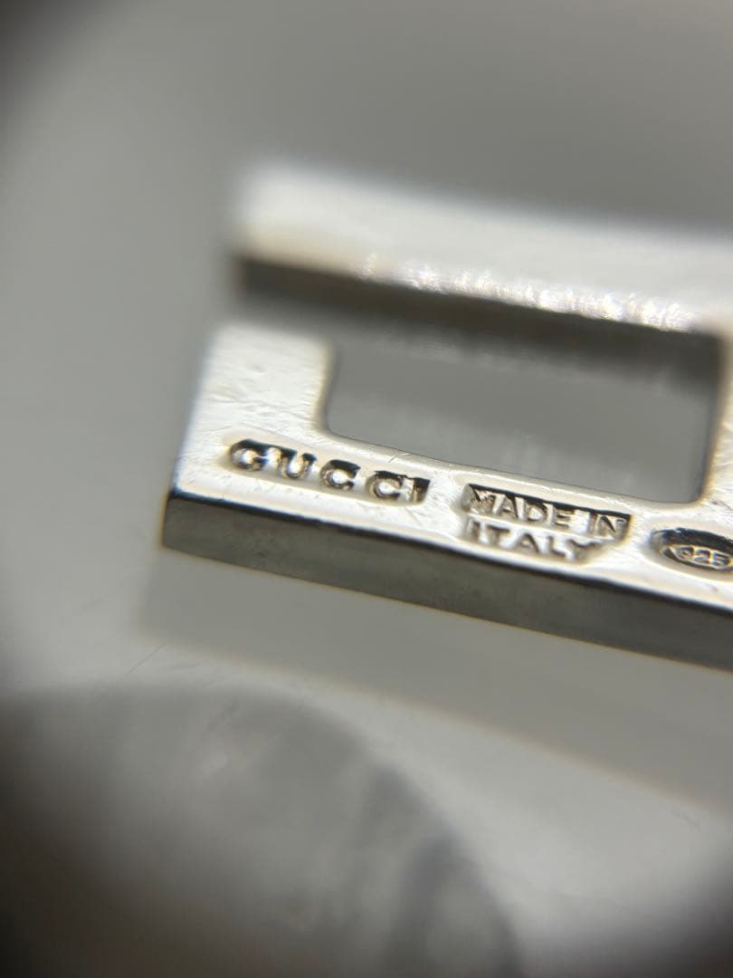 美品　オールドグッチ　GUCCI Gシェイプ　ピアス　トムフォード期