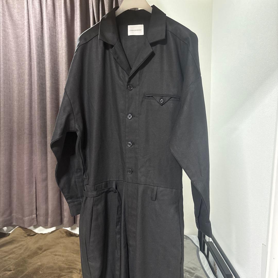 CAMPHOR WOOD ブラックジャンプスーツ