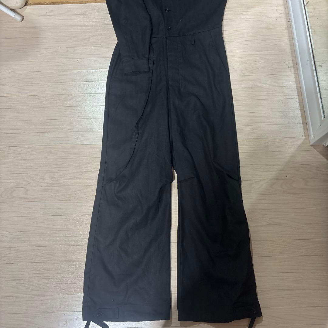 CAMPHOR WOOD ブラックジャンプスーツ