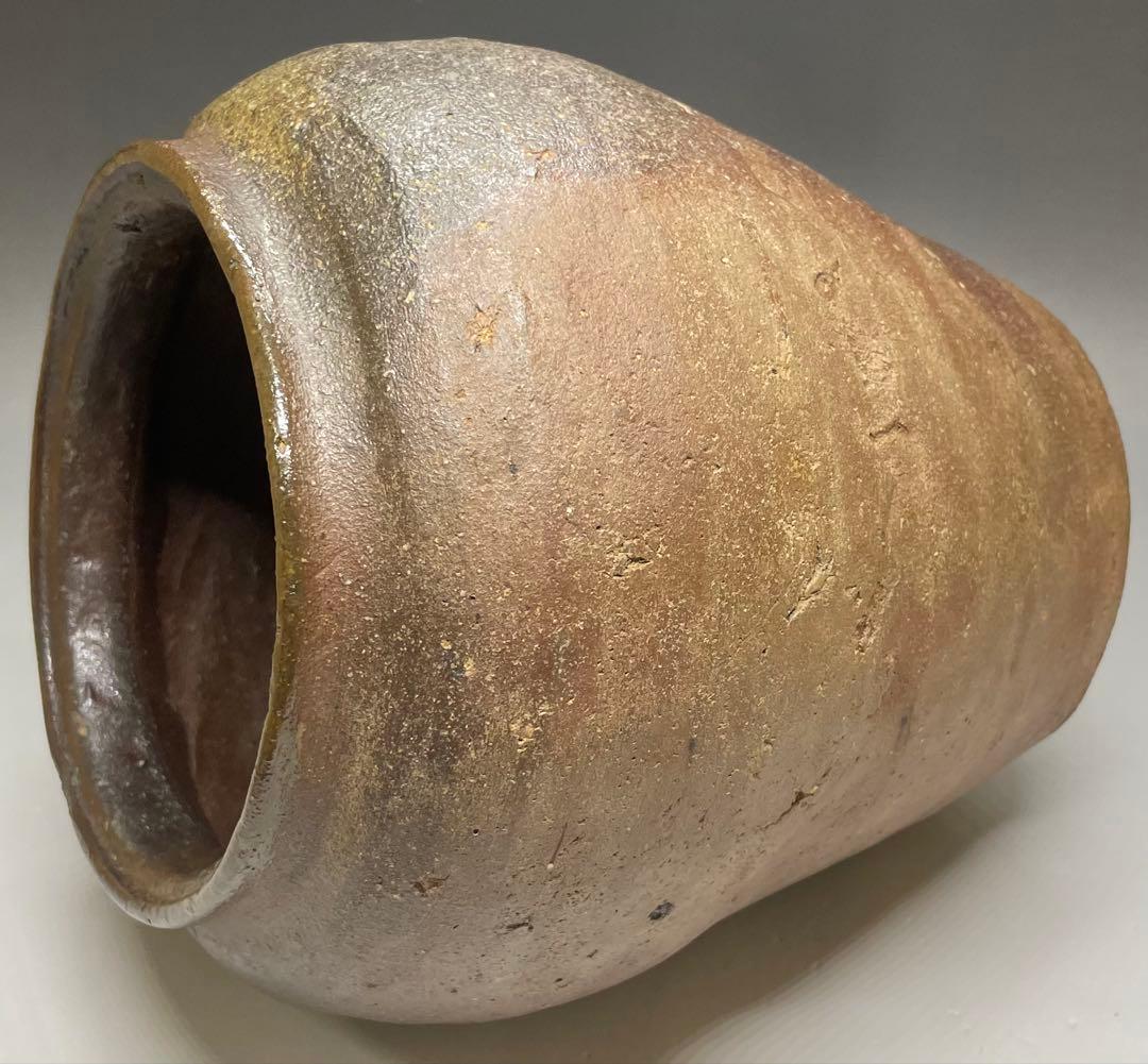 古常滑　水指　蓋付　茶道具　箱付　L309