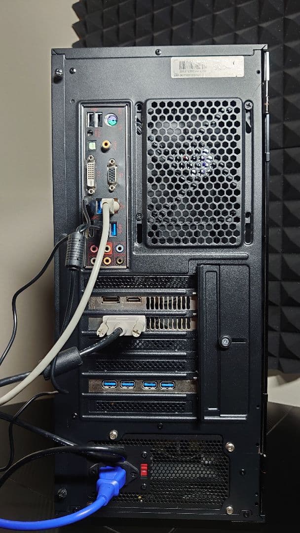 ゲーミングPCフルセット i7 GTX1050ti 16GB SSD256GB