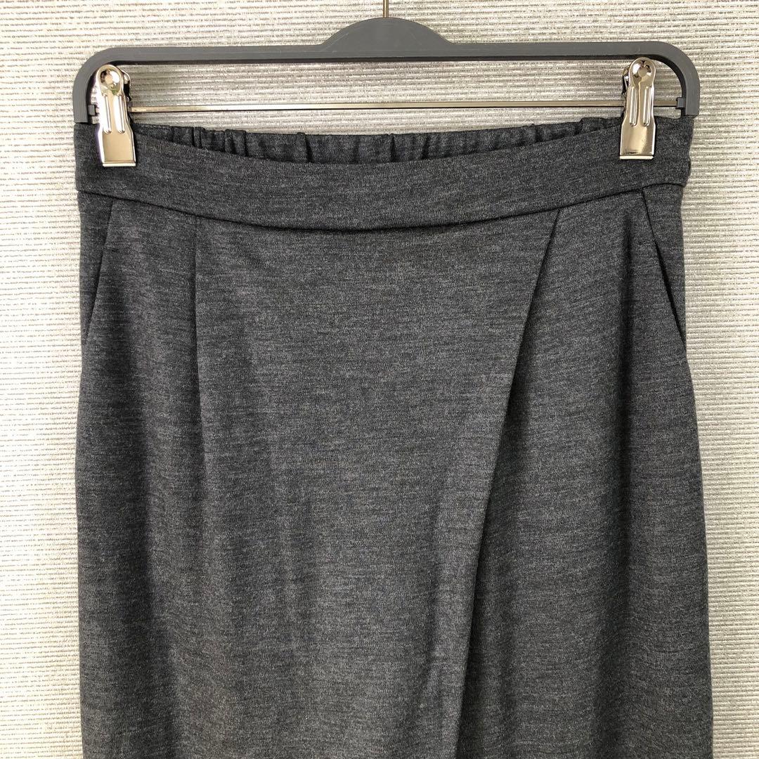 BORDERS at BALCONY ウィークエンドラップパンツ 38 グレー