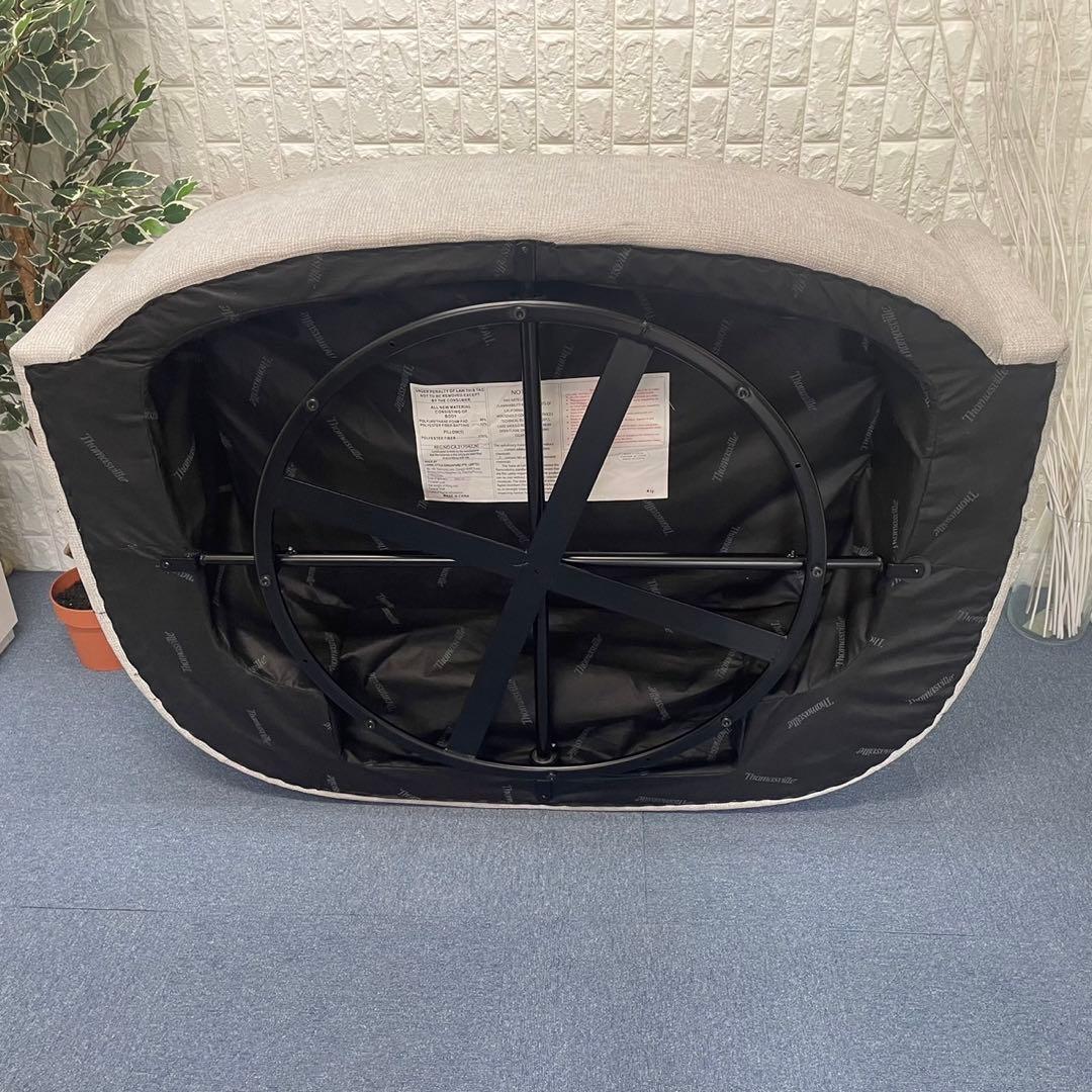 360°回転式ソファ✨クッション3個付き✨都内23区送料無料