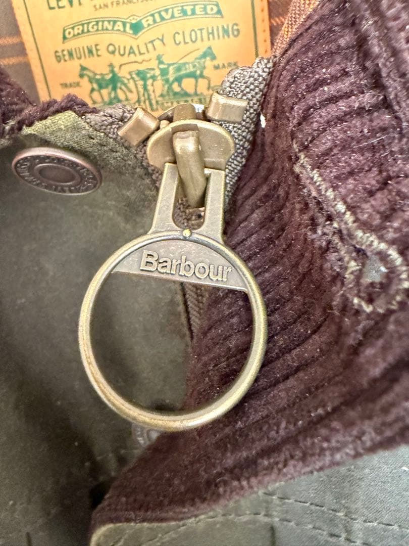 Levi’s Barbour Type2 ワックス トラッカー ジャケット S