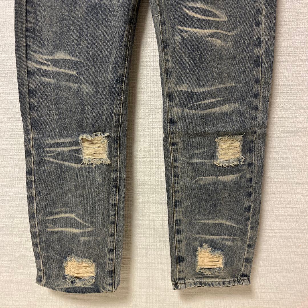 【極美品】 HELLSTAR ダメージ デニムパンツ