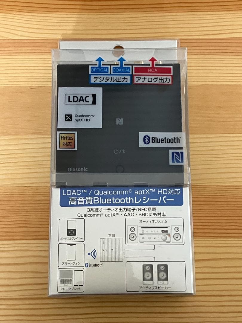 Olasonic Bluetoothレシーバー NA-BTR1 B（ブラック）