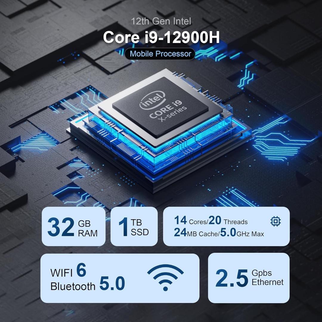 ミニPC インテル　i9 32GB 1TB Windows11 pro PC