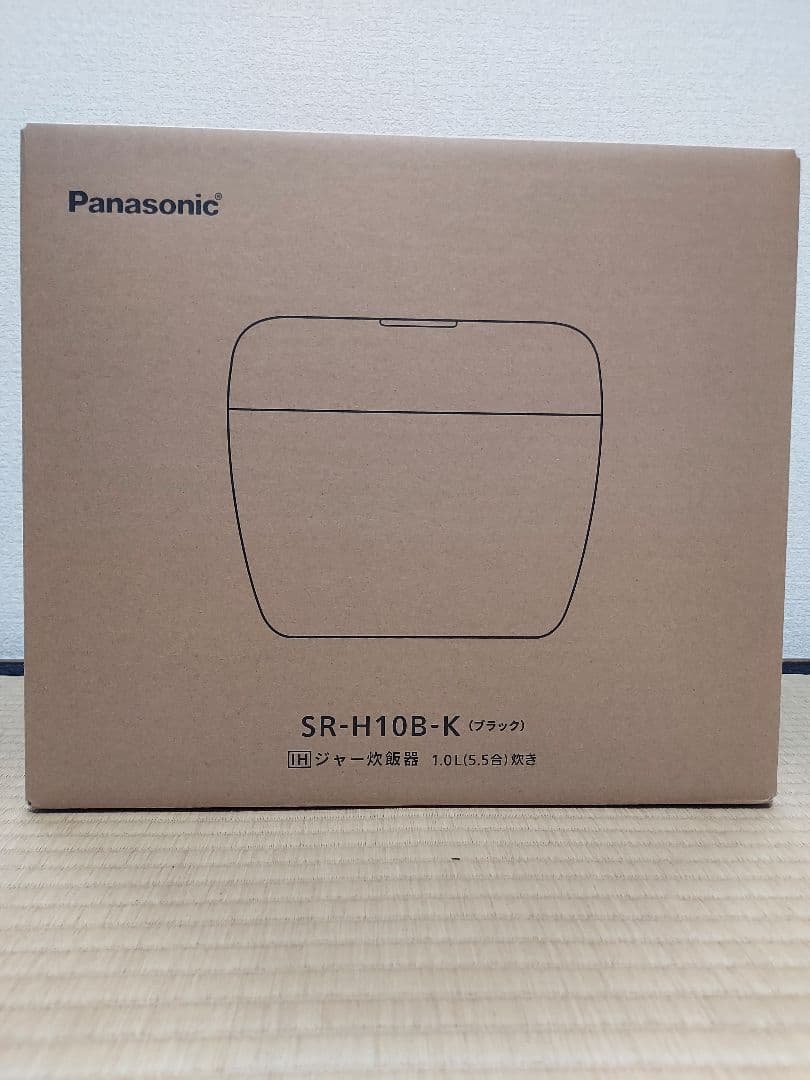 ★新品未開封★Panasonic　SR－H10B－K(ブラック)炊飯器