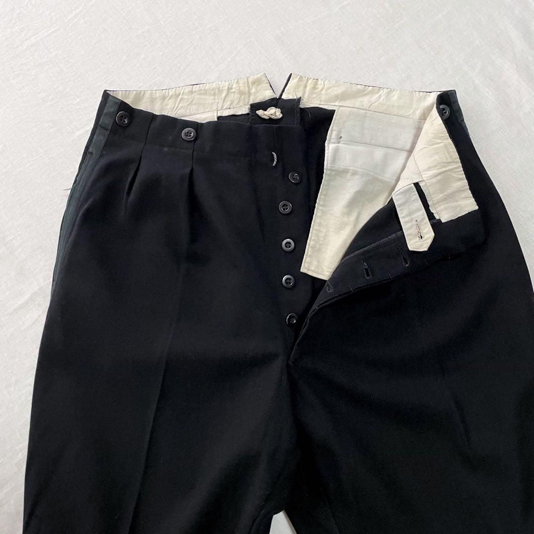 貴重 50s イギリス軍 サイドライン ドレスパン W34 ユーロ ミリタリー