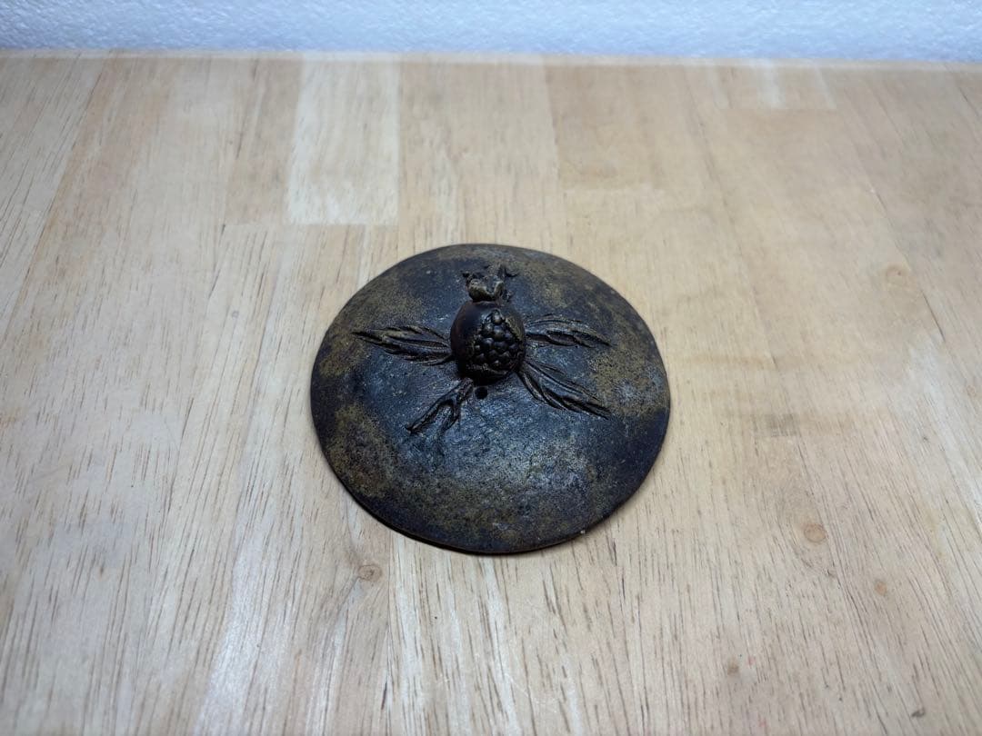 67.備前焼 宝瓶 登り窯 ザクロ 柘榴 ざくろ 手びねり 急須