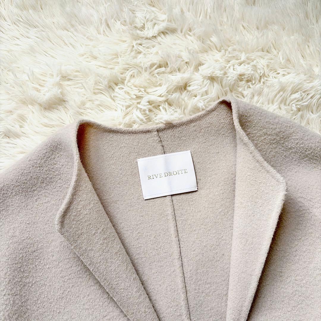 rive droite リヴドロワ　プレミアムウールノーカラーリバーコート