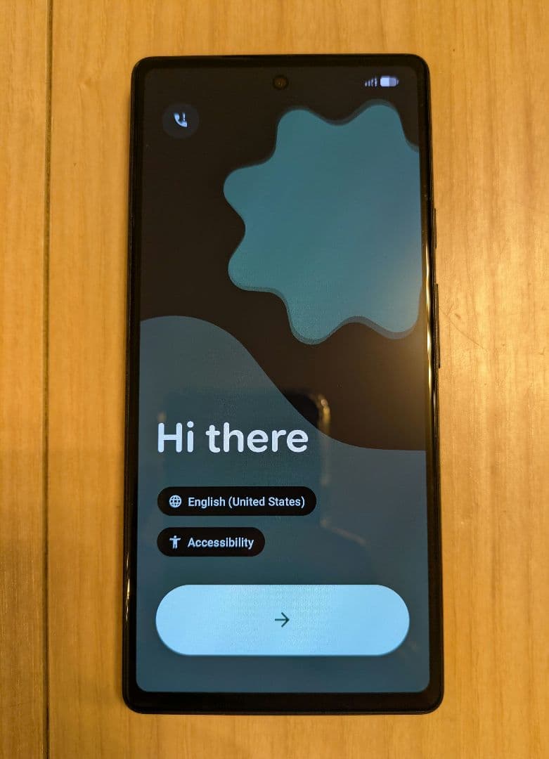 Google Pixel 6a 本体と付属品
