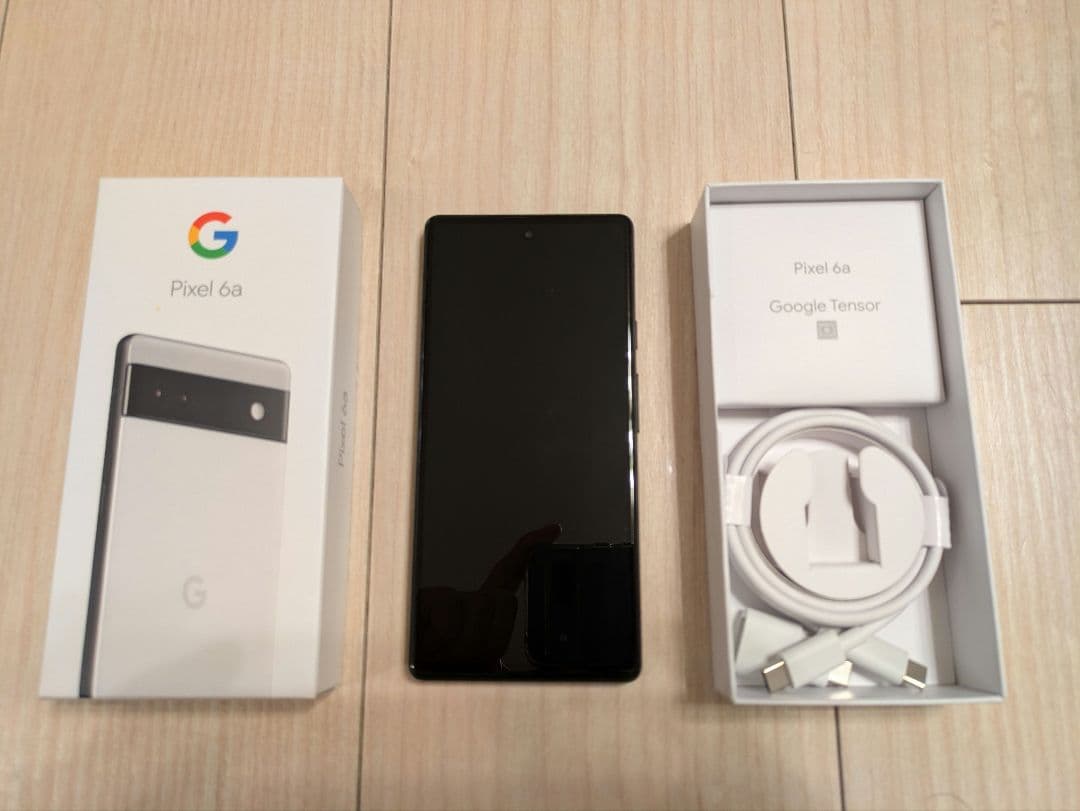 Google Pixel 6a 本体と付属品