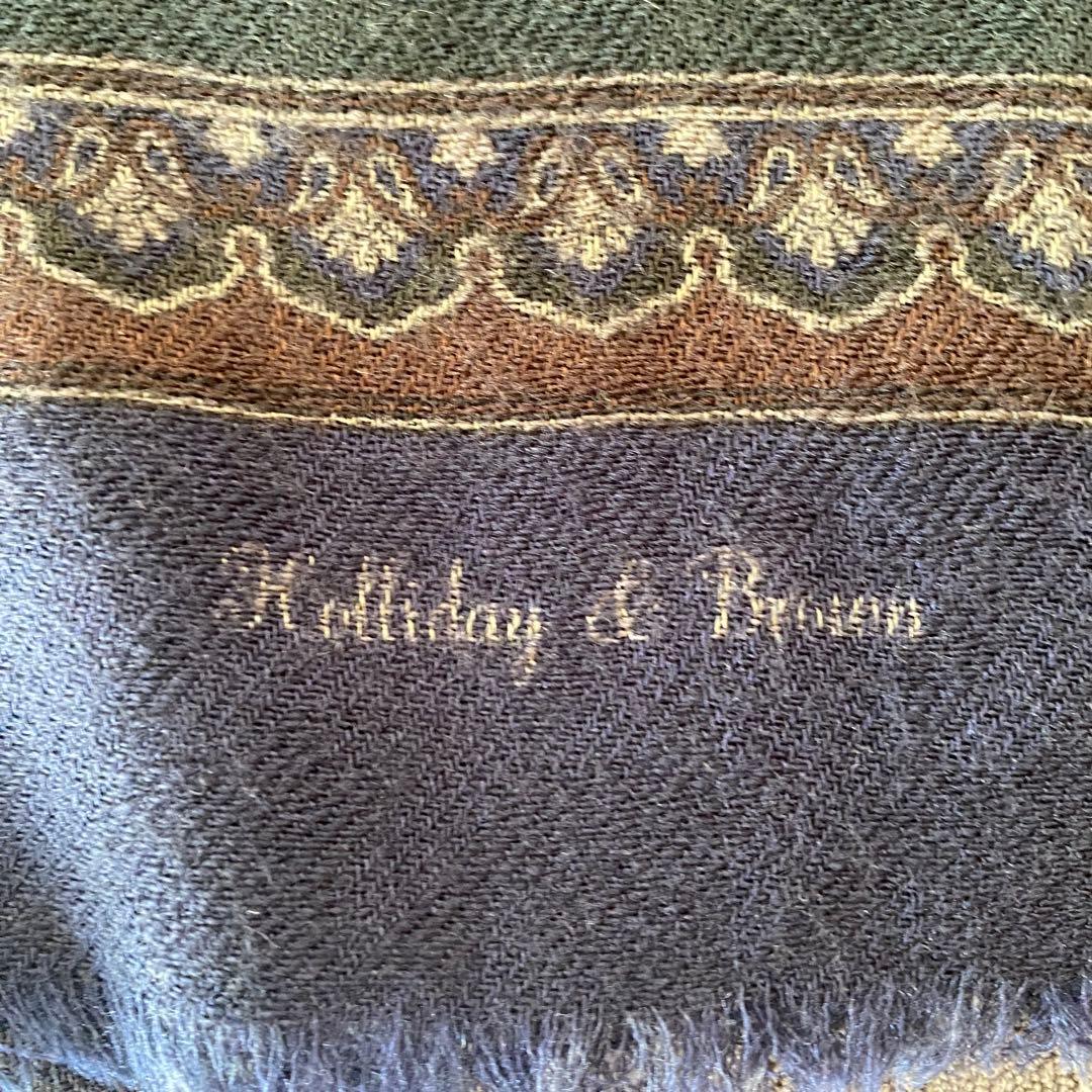 Holliday & Brown ペイズリー柄　ストール