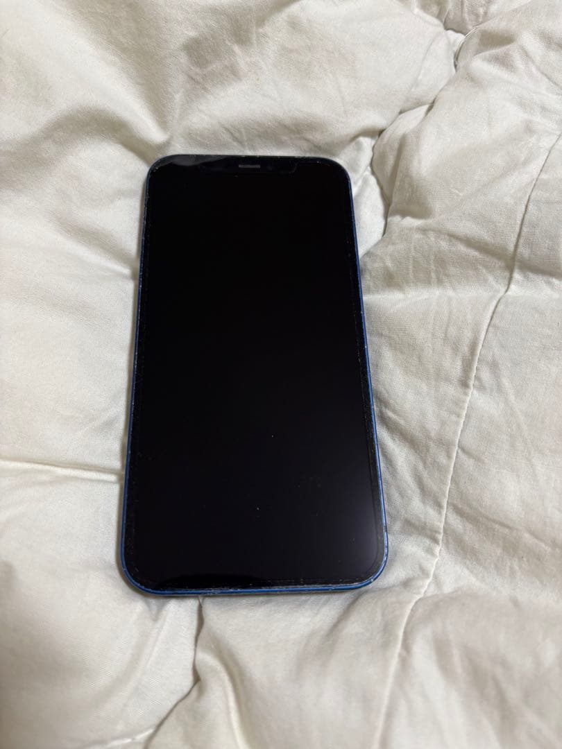 Apple iPhone 12 青色 本体　simフリー