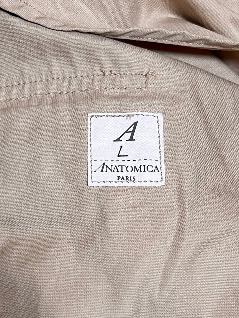 美品 ANATOMICA L コットンフィールドジャケット ミリタリー ベージュ