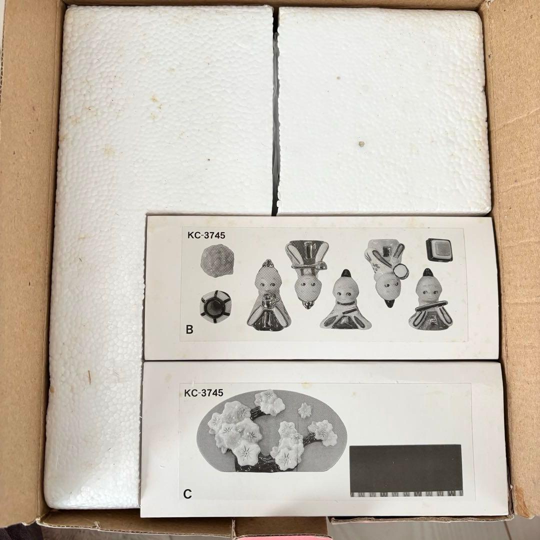 【極美品】加藤工芸　ローズオニールキューピー　お雛様　三段雛飾り　ひな祭り