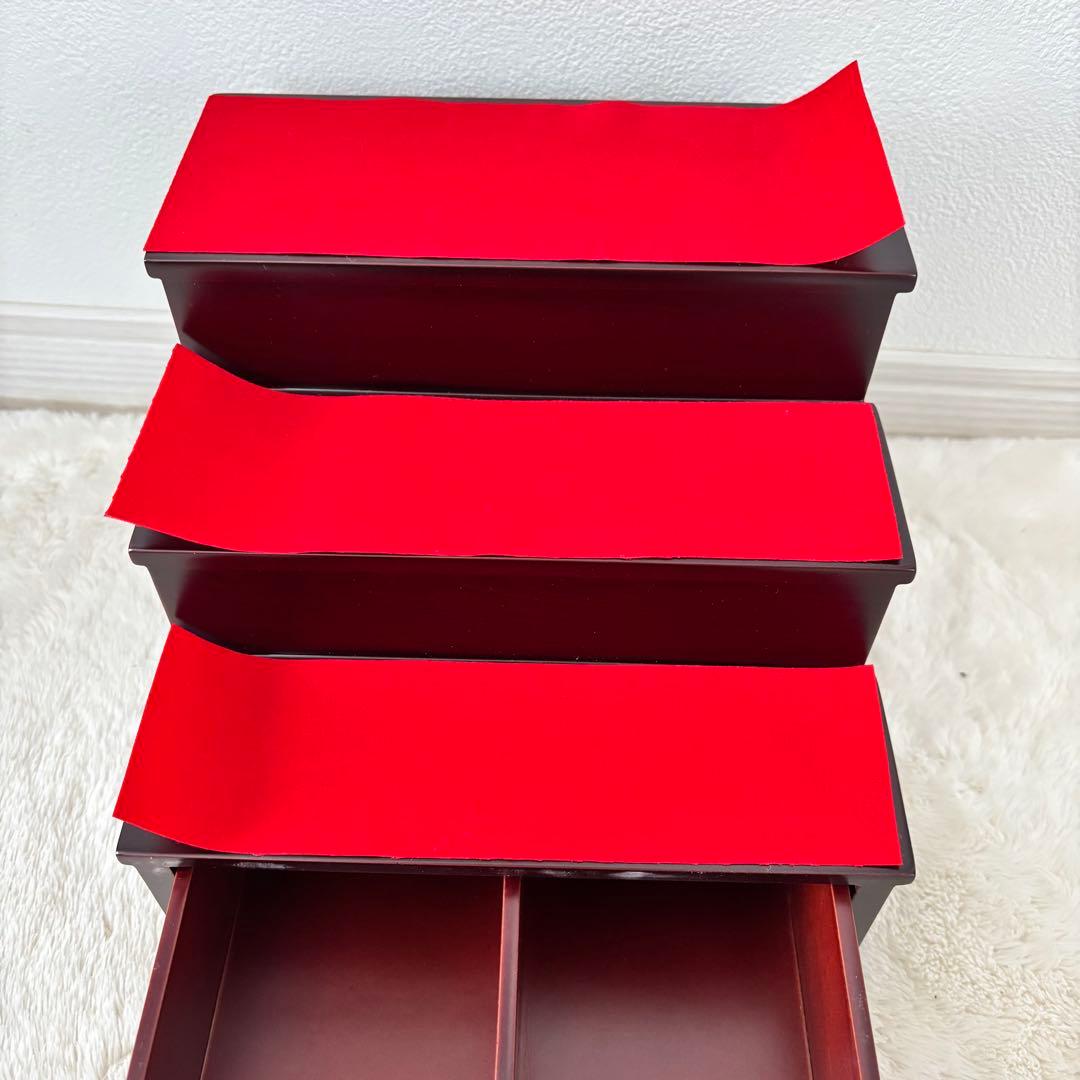 【極美品】加藤工芸　ローズオニールキューピー　お雛様　三段雛飾り　ひな祭り