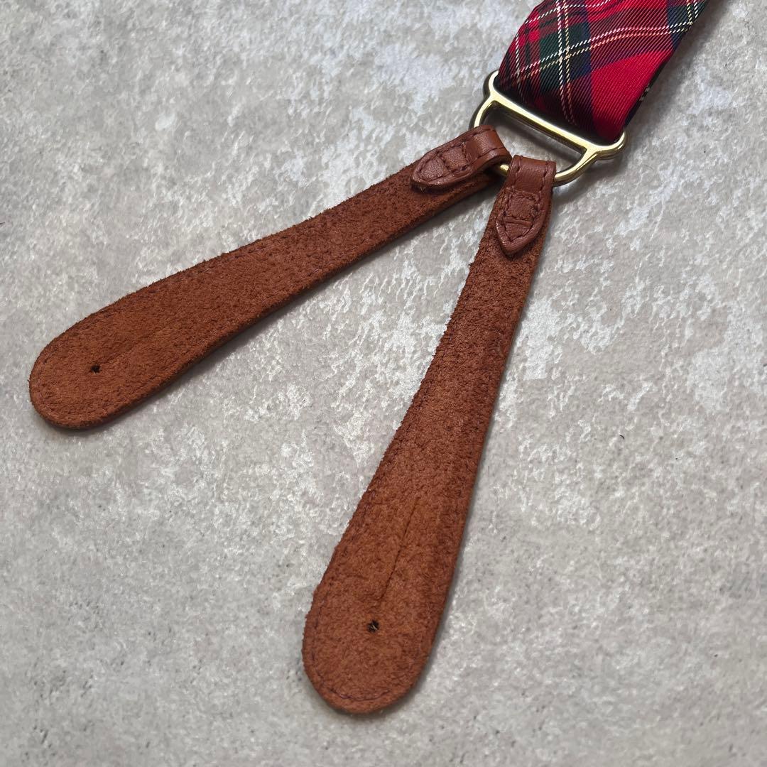 【極美品】ポロラルフローレン USA製 サスペンダー タータンチェック
