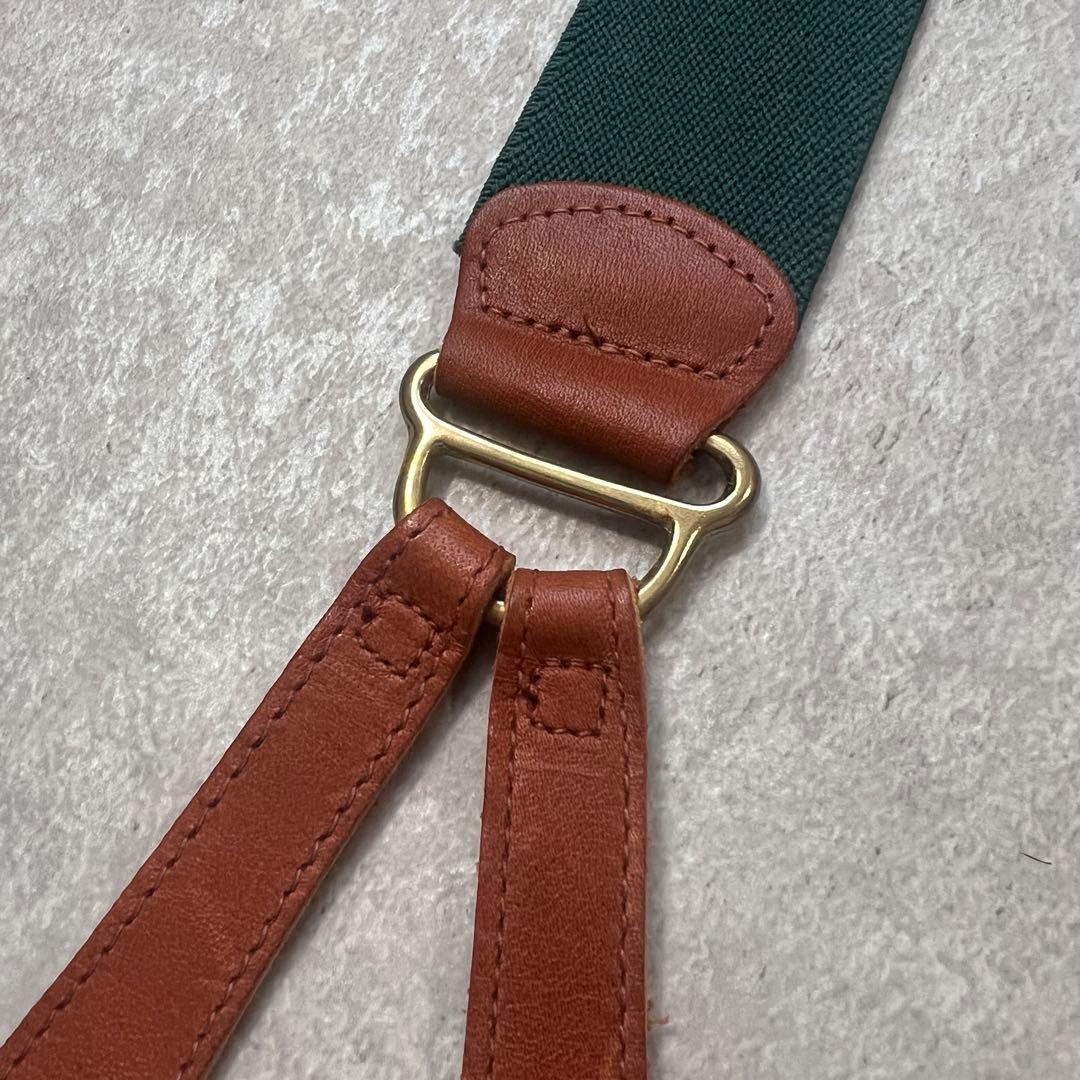 【極美品】ポロラルフローレン USA製 サスペンダー タータンチェック