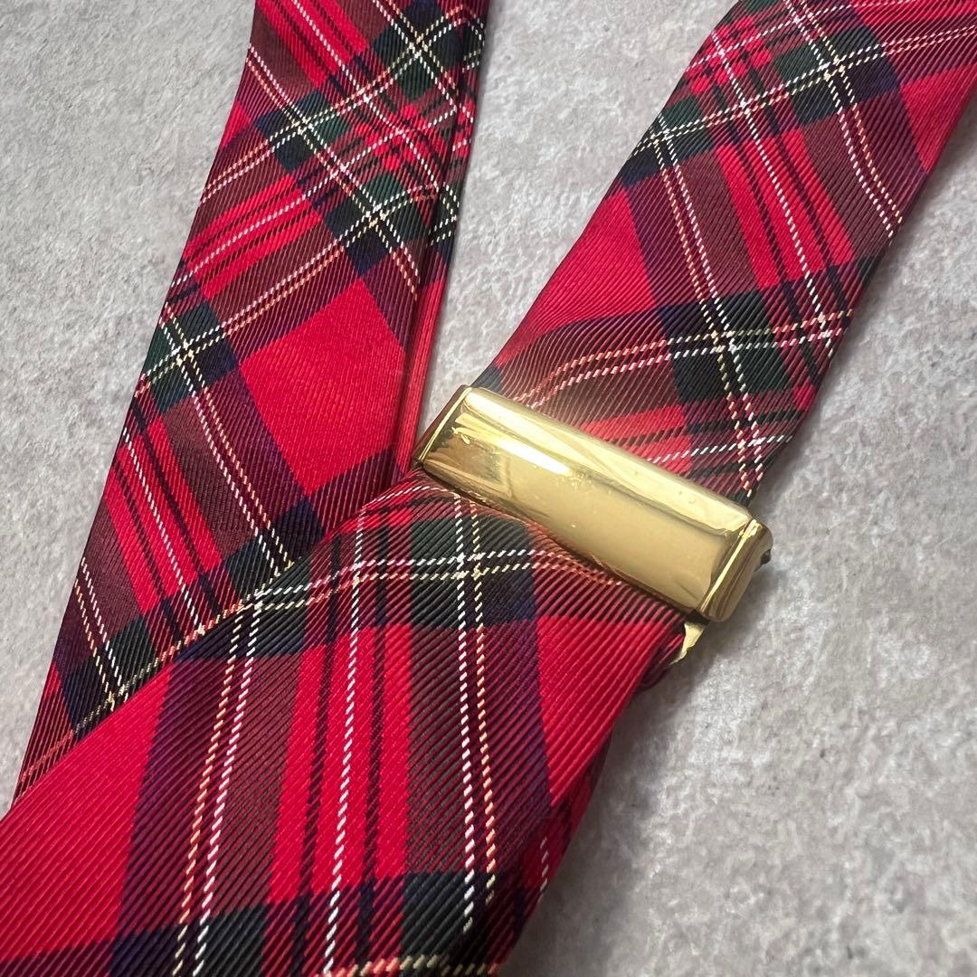 【極美品】ポロラルフローレン USA製 サスペンダー タータンチェック