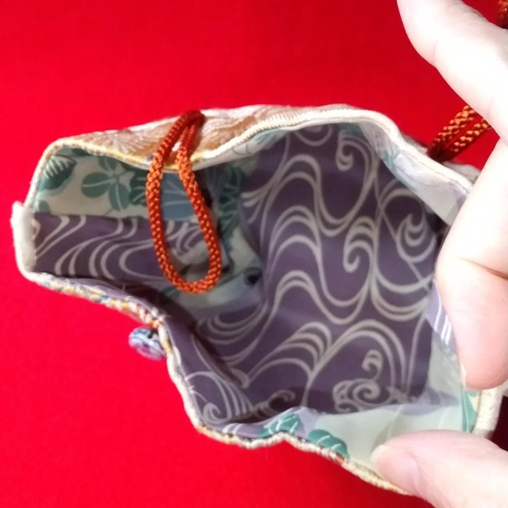 Toshi　純金泊　京洛の秋 貝桶と貝合わせ