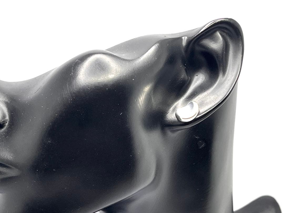 c865 ティファニー　ビーン　ピアス　シルバー　925 片側　ビーンズ