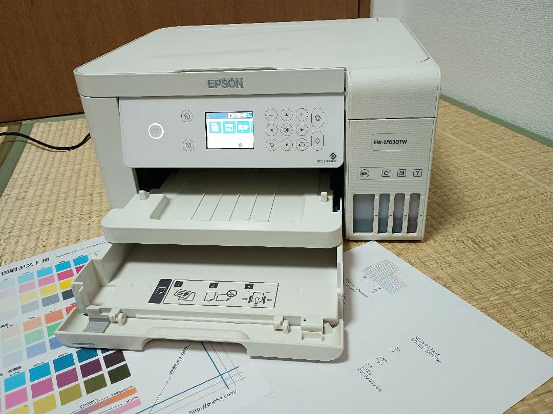 [116]【動作良好・約1400枚】エプソン　エコタンクEW-M630TW