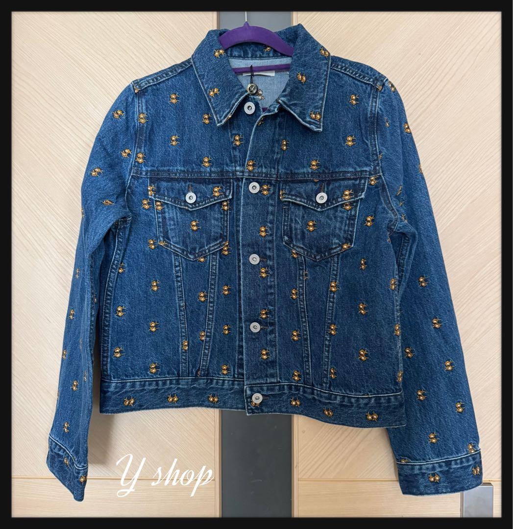 Loungedress 刺繍デニムジャケット