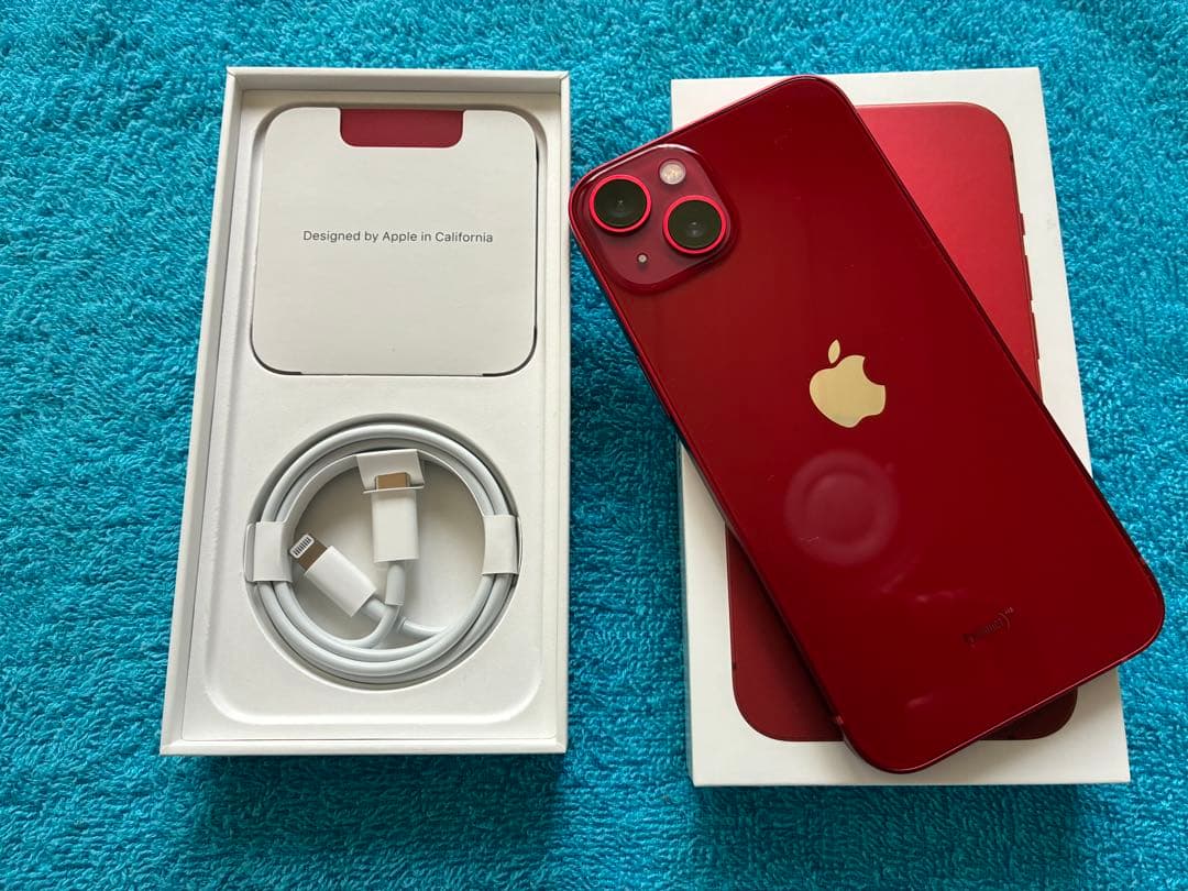 ■美　品■iPhone13 128GB レッド　SIMフリー