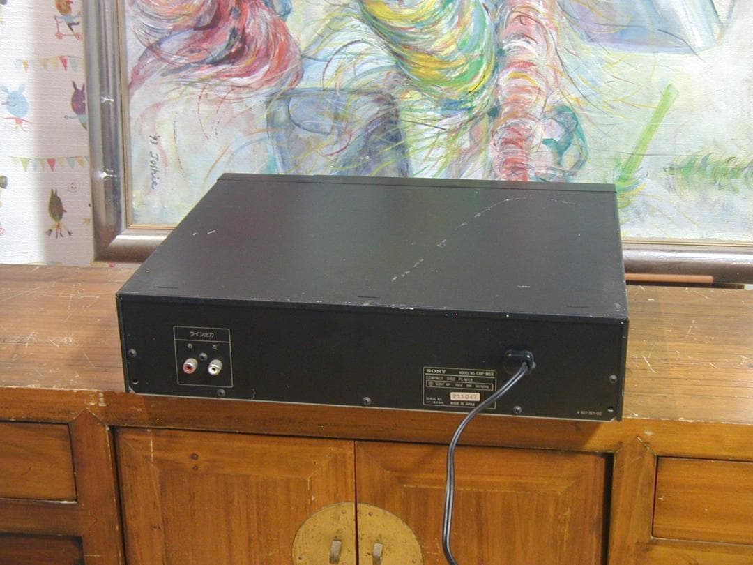 ★SONY CDP-M59 CDプレーヤー。￥24,800動作良好　キズ多い。