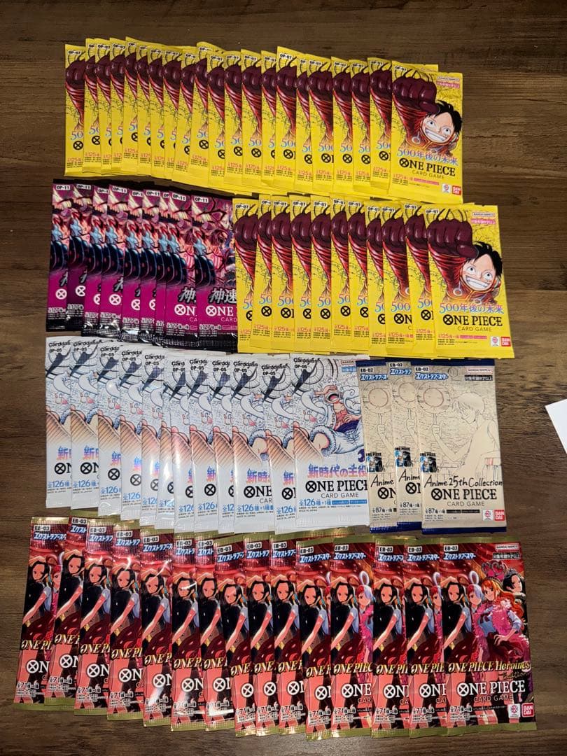 ONE PIECE カードゲーム まとめ売り　バラ　71パック