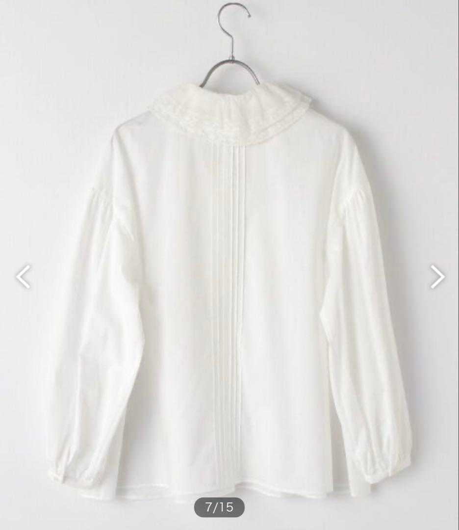 Bilitis dix-sept ans ホワイトシャツ ブラウス フリルレース