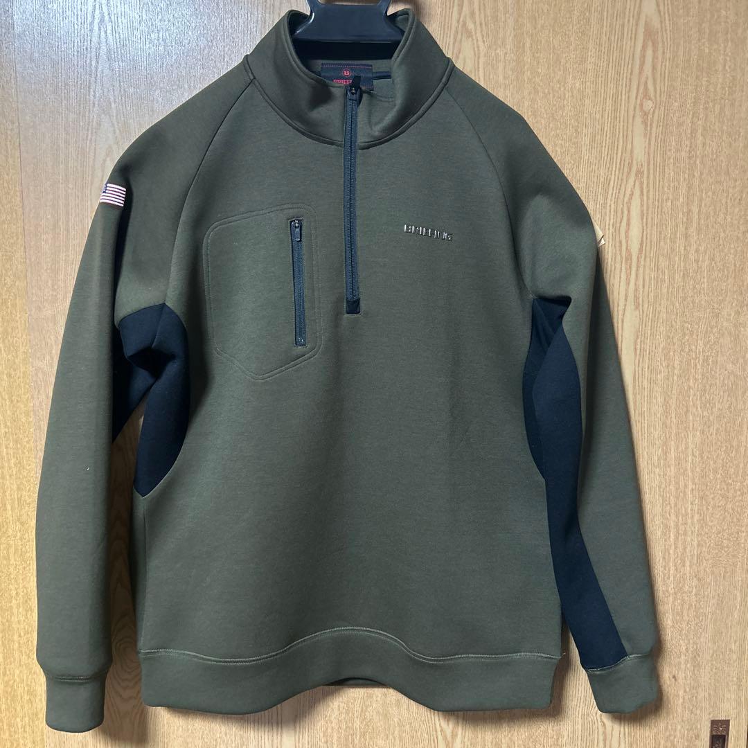 ブリーフィング：ハーフジップトレーナー／長袖　／Lサイズ