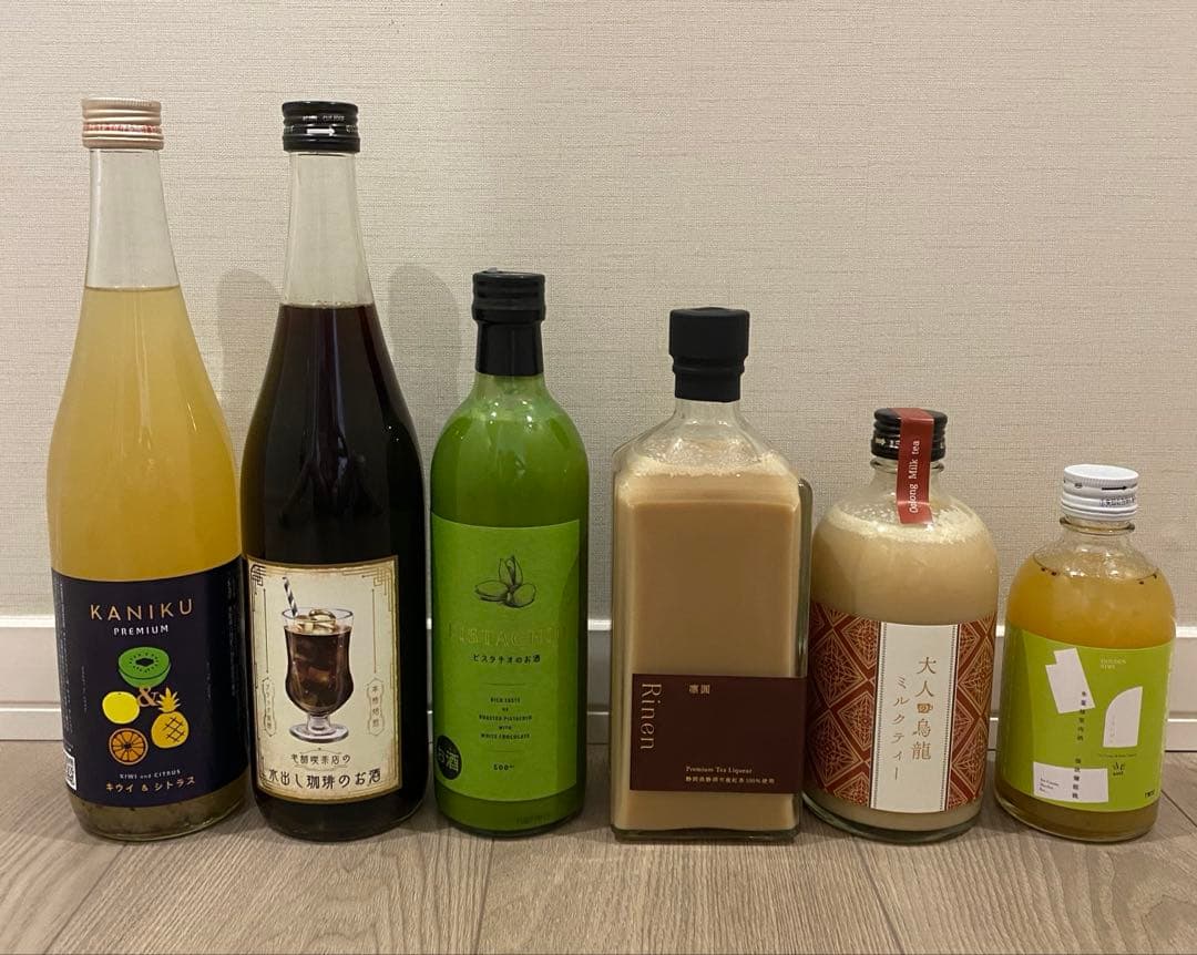 クランド お酒6本セット グラス付き リキュール