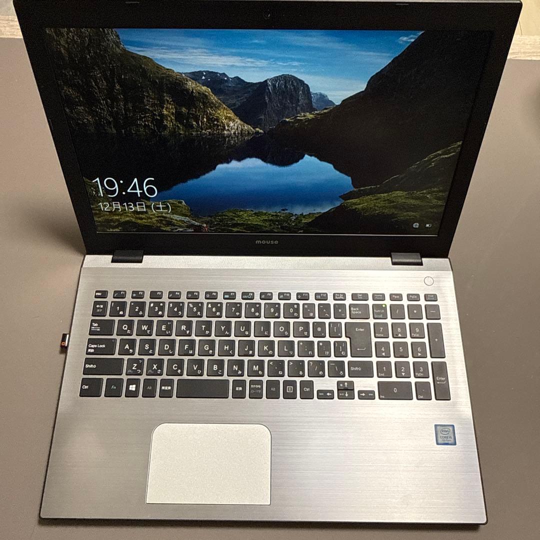 mouse ノートPC シルバー