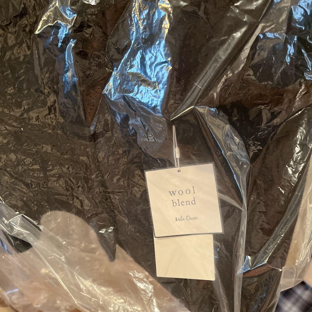 新品未使用 Mila Owen 衿ストラップハーフ丈リバーPコート