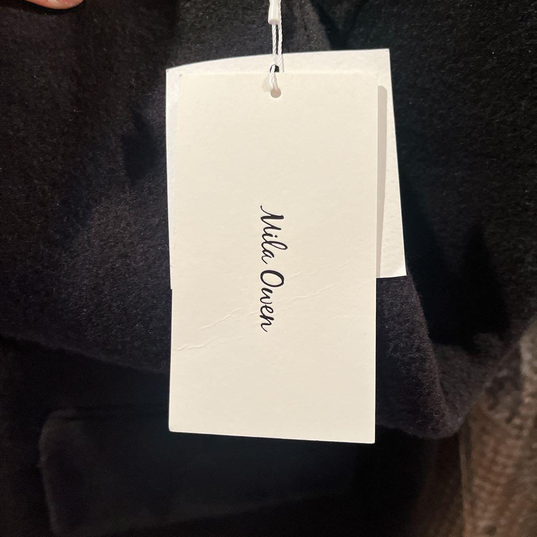 新品未使用 Mila Owen 衿ストラップハーフ丈リバーPコート