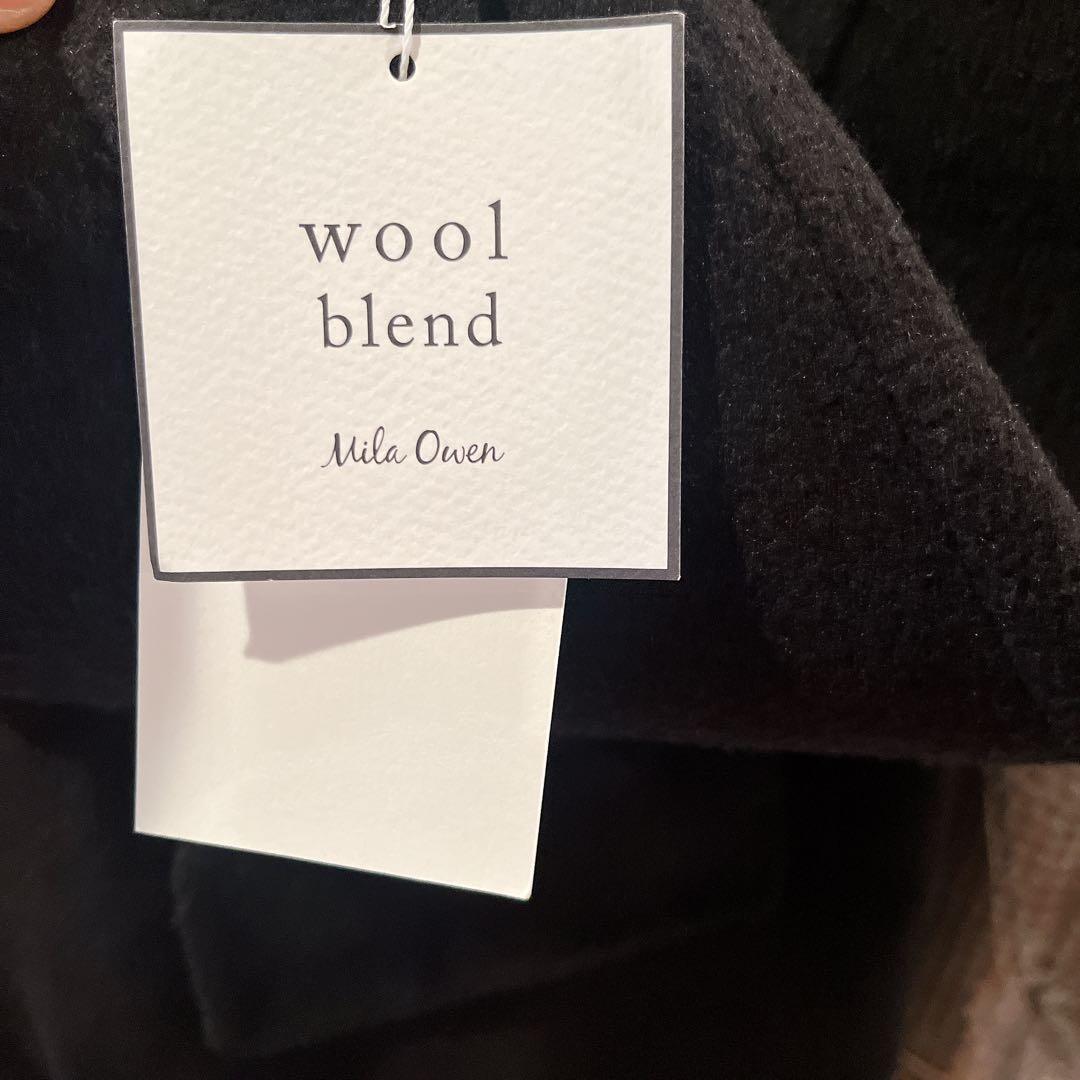 新品未使用 Mila Owen 衿ストラップハーフ丈リバーPコート