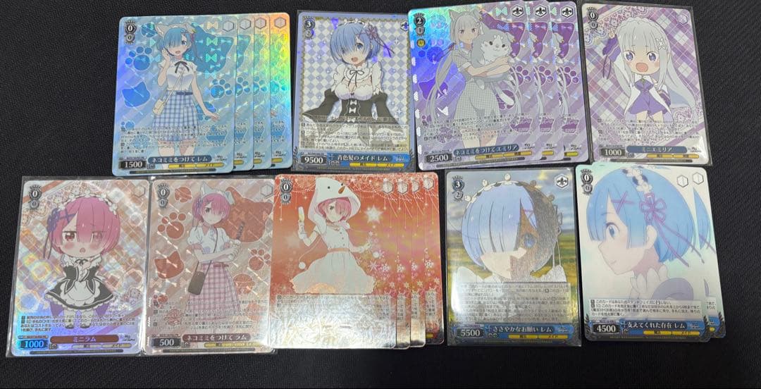 ヴァイス　Re:ゼロから始める異世界生活　 リゼロ　8門デッキ　デッキパーツ