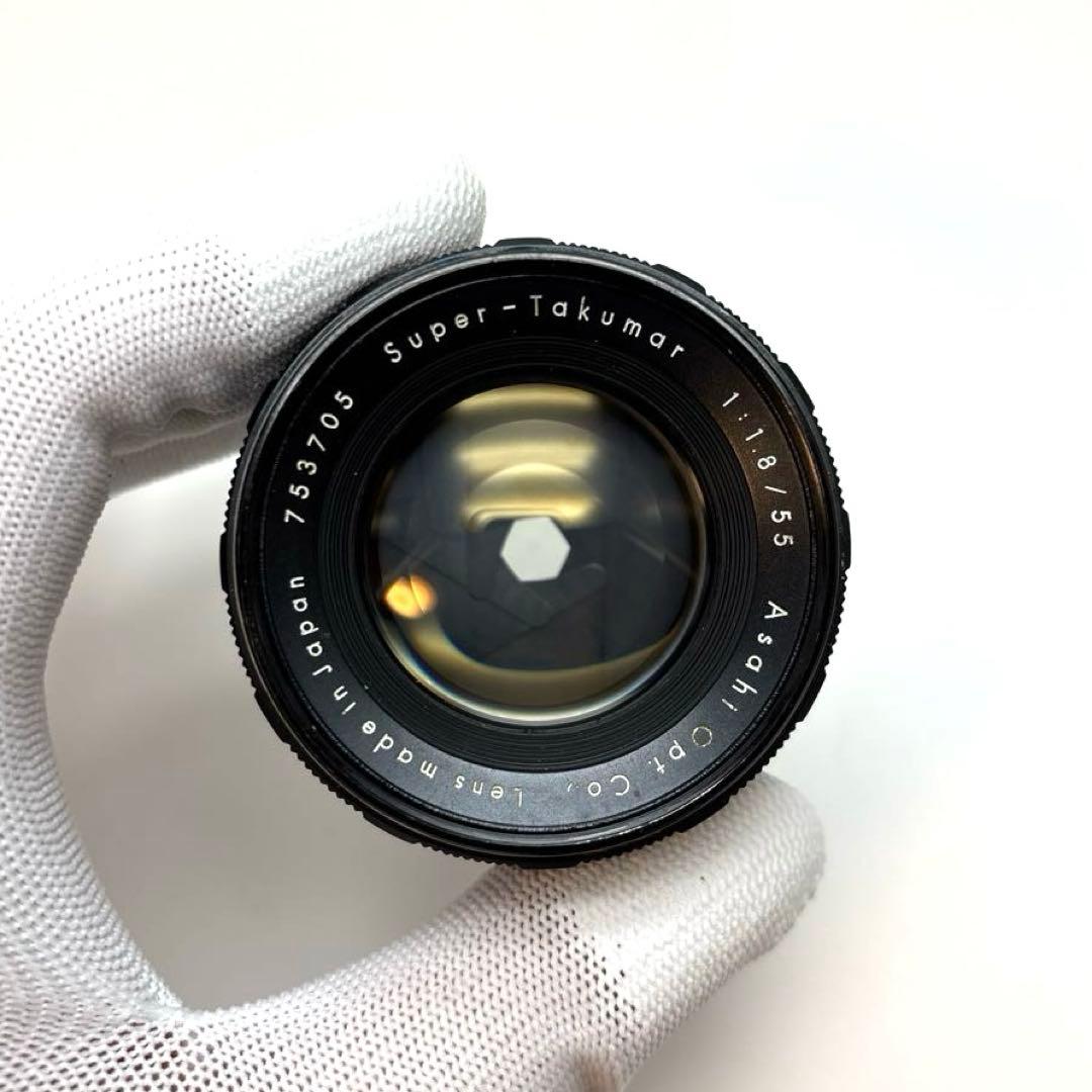 【美品】Super Takumar 55mm f1.8 初期型　m42マウント