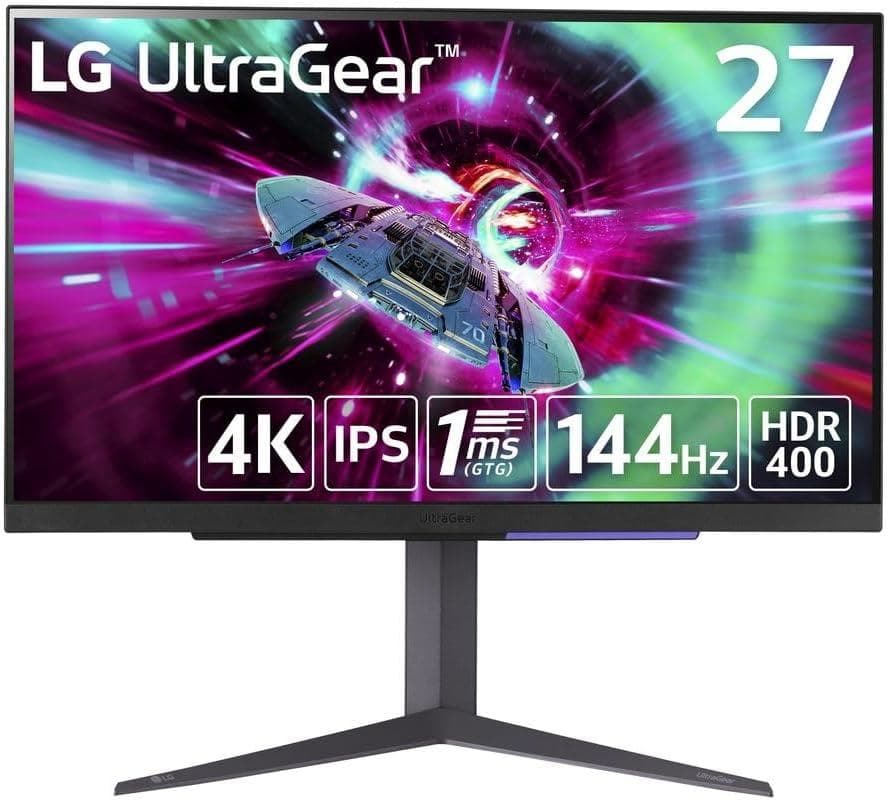 LG ゲーミングモニター UltraGear 27GR93U-B 27インチ