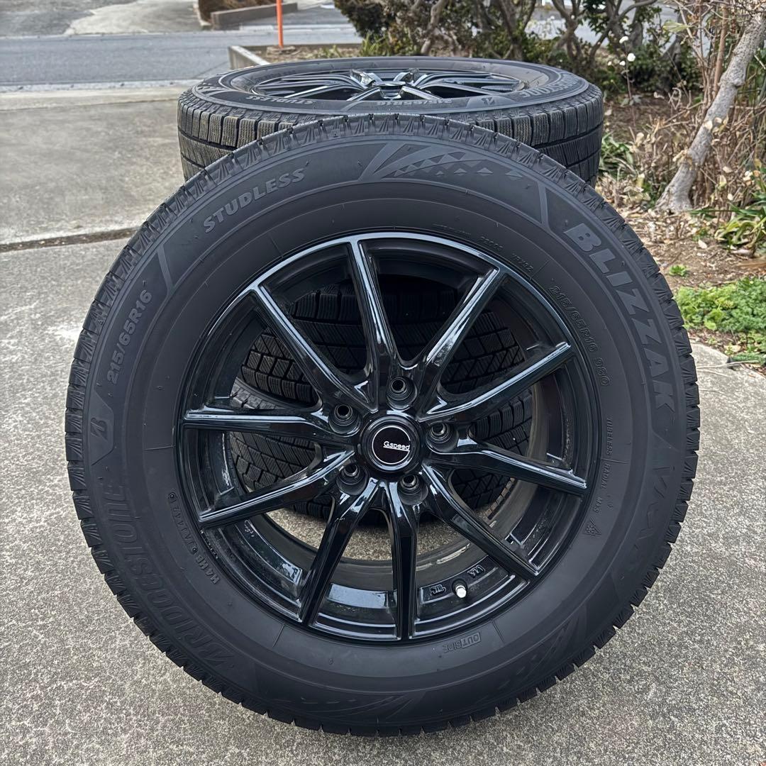 ブリヂストン BLIZZAK 215/65R16 スタッドレスホイールセット