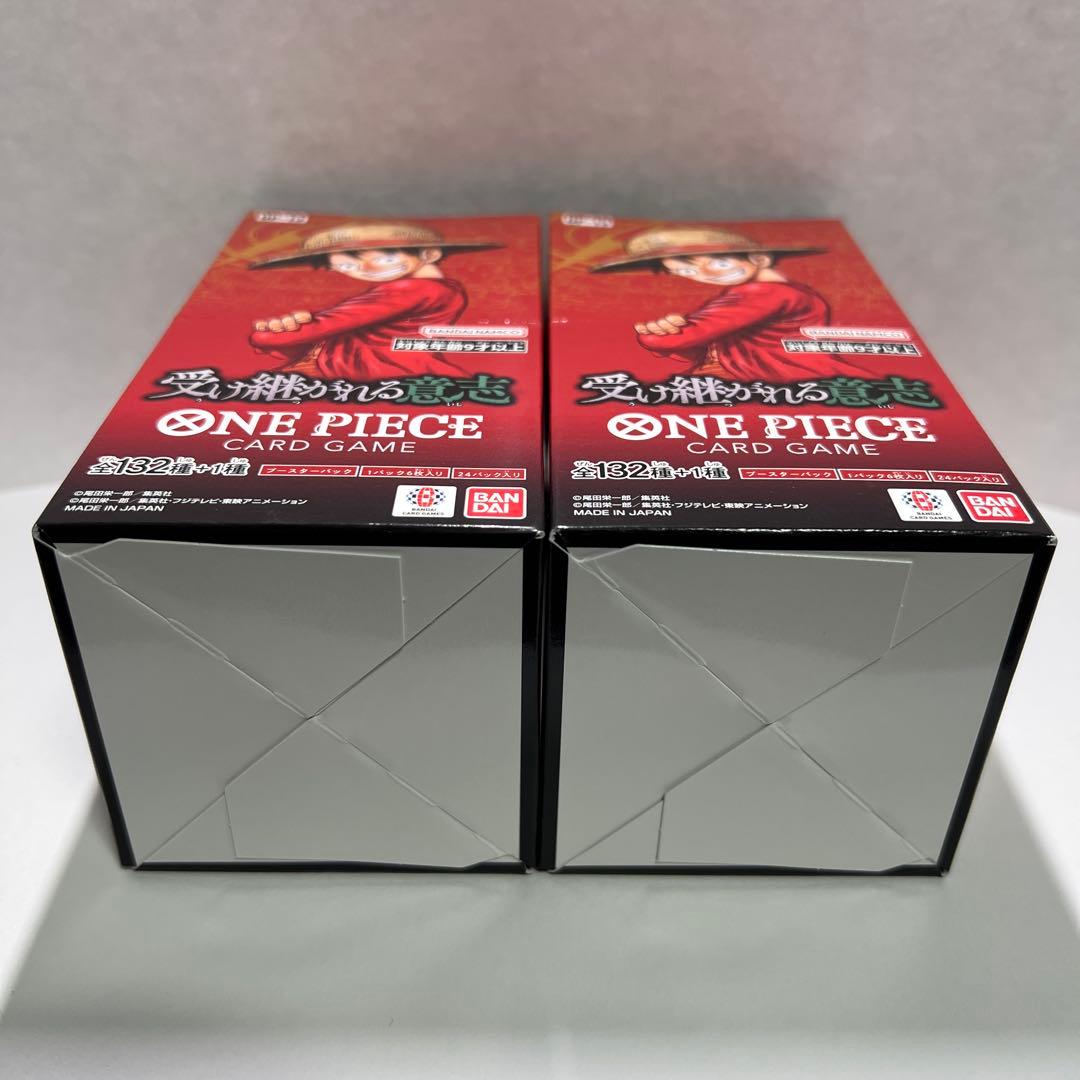 【新品未開封テープ付き】ワンピースカードゲーム 受け継がれる意志 2BOX