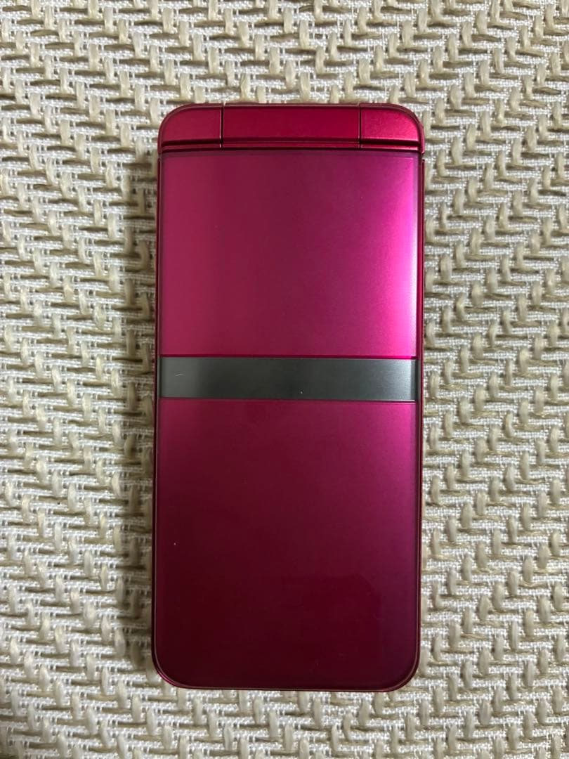 docomo DIGNO KY-42C 本体 レッド ガラホ 充電器付き