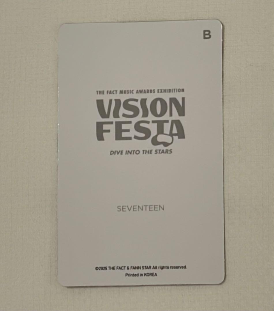 ジョンハン トレカ SEVENTEEN VISION FESTA