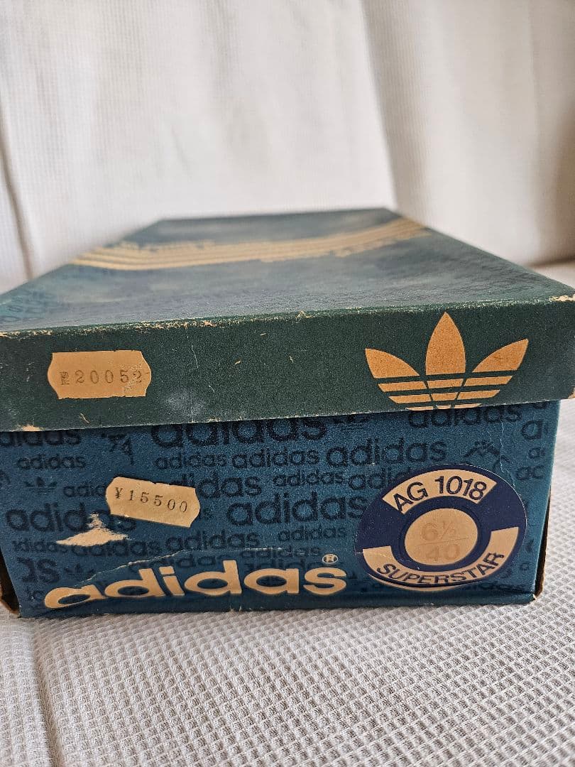 1980s　フランス製adidas スーパースター箱付き金ベロ