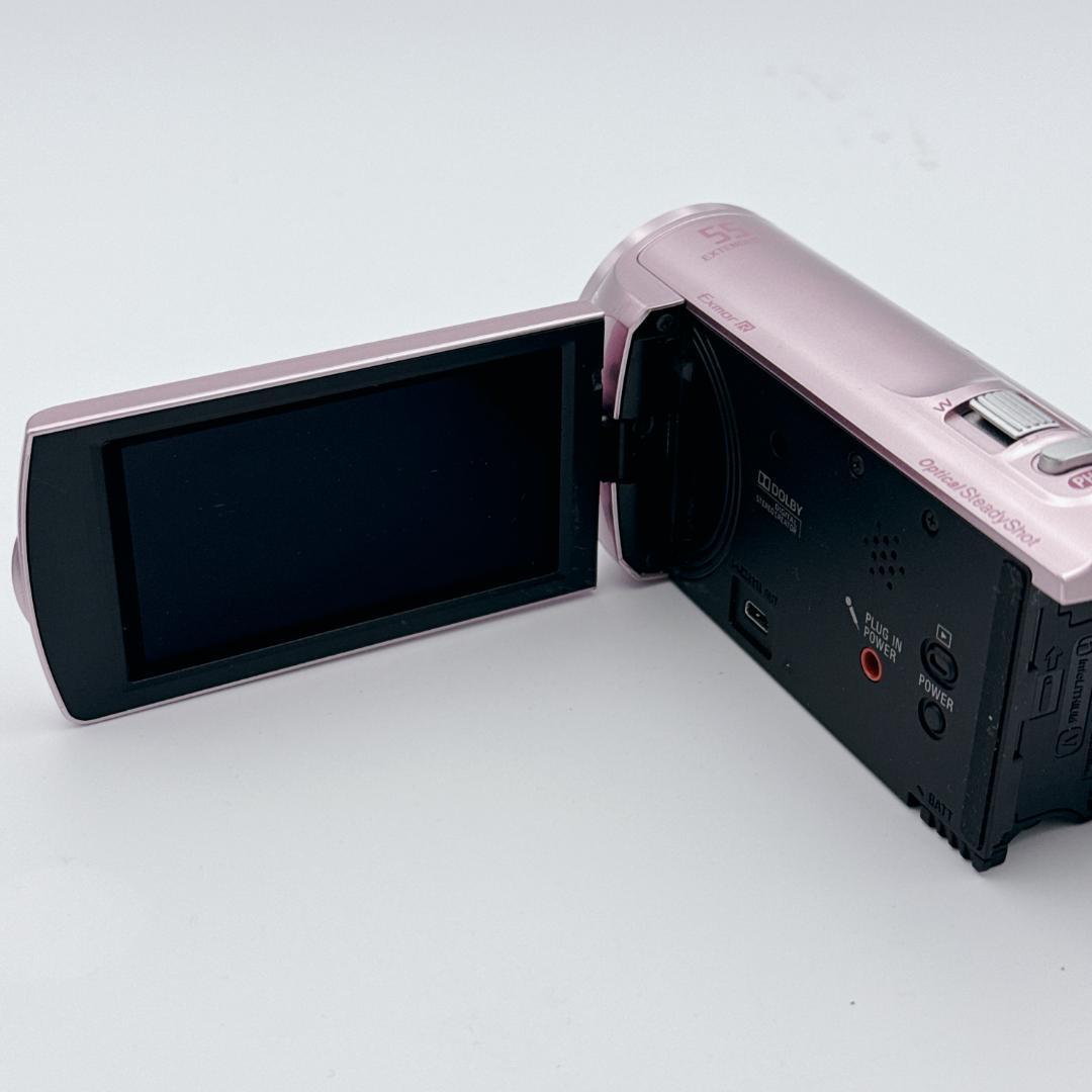 【美品・人気色】SONY ハンディカム ビデオカメラ HDR-CX390 ピンク