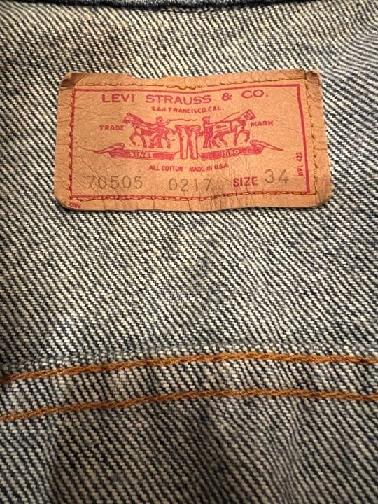 Levi’s 70505 size 34 スモールe